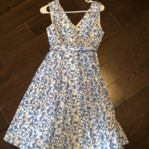 Blue/white dress by Bass